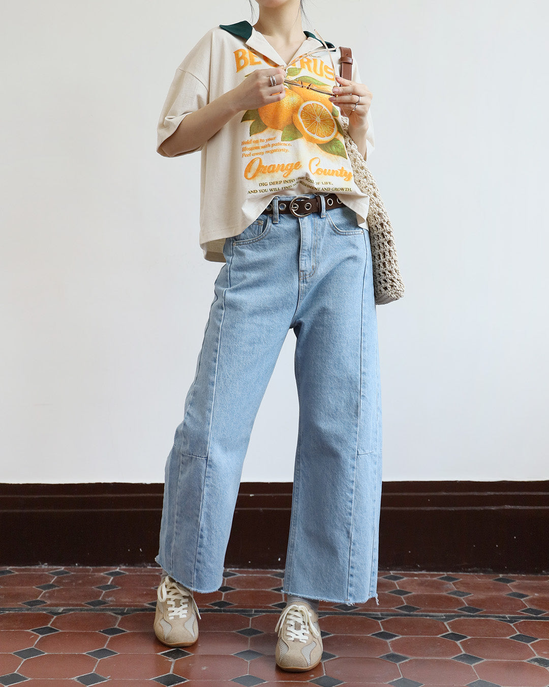 Cropped Barrel  Jeans (2 Colors | Size S - L)