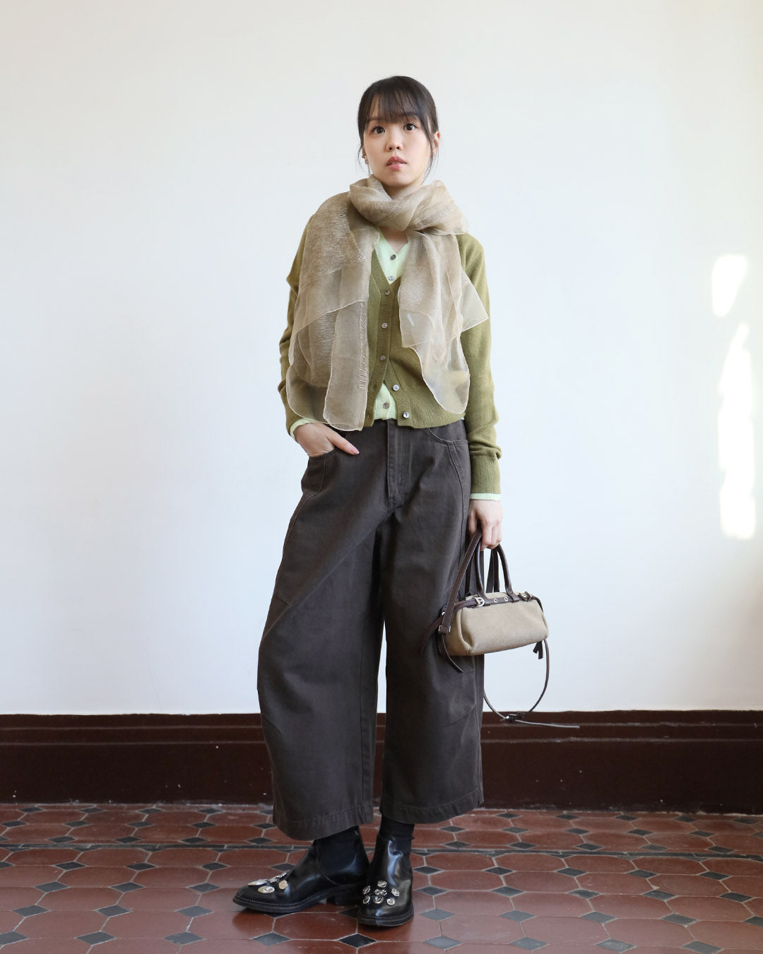 2-Tone Layer Cardigan (2 Colors)