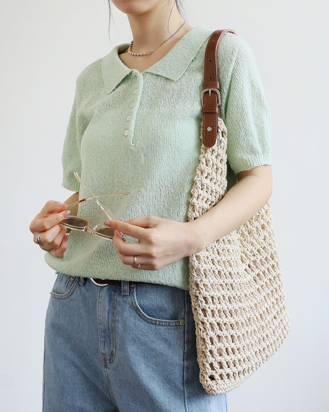 Summer Knit Polo Shirt (6 Colors)