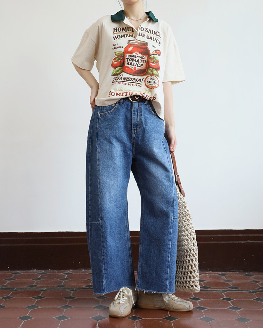Cropped Barrel  Jeans (2 Colors | Size S - L)