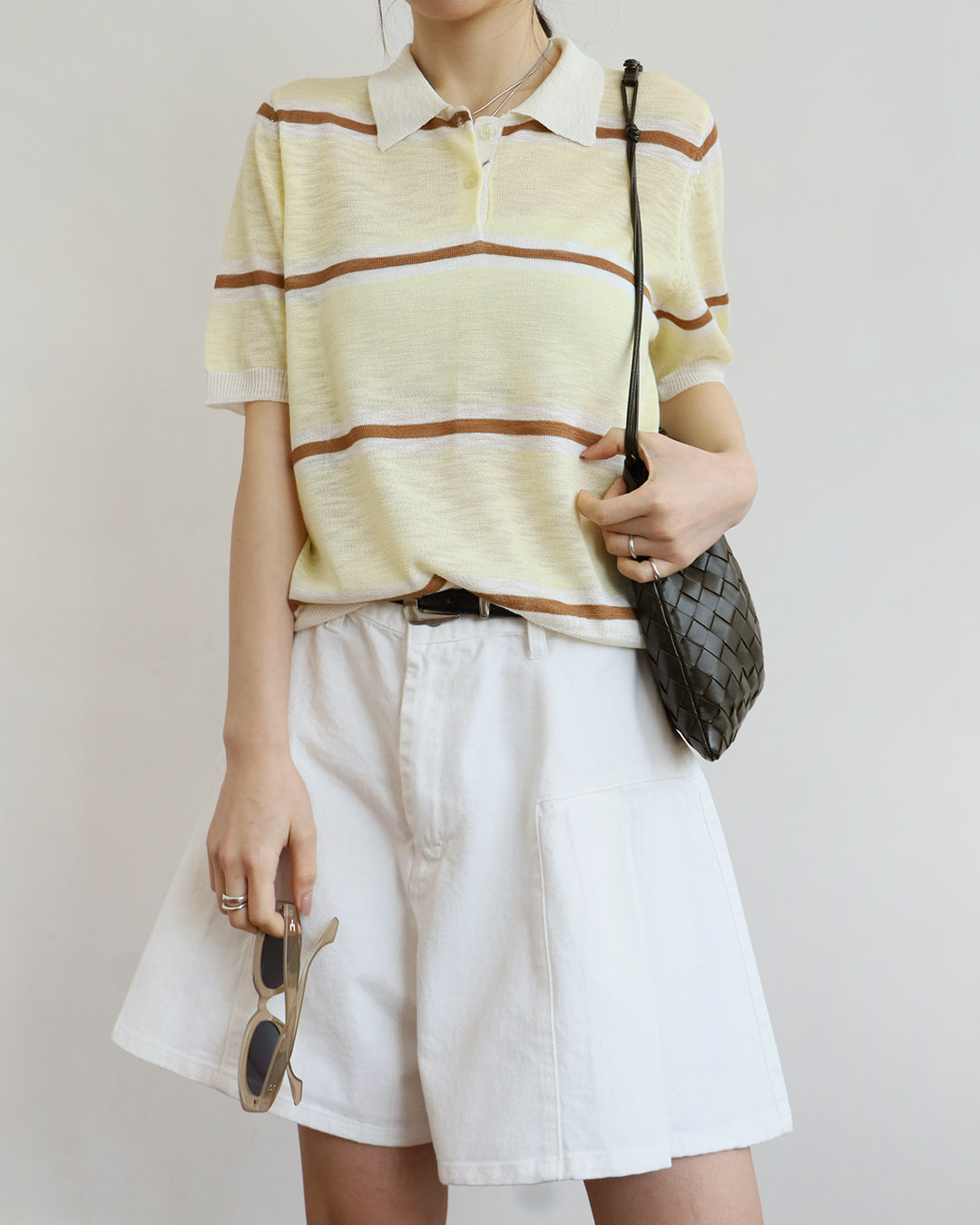 Pleated Denim Shorts (2 colors | Size S-L)