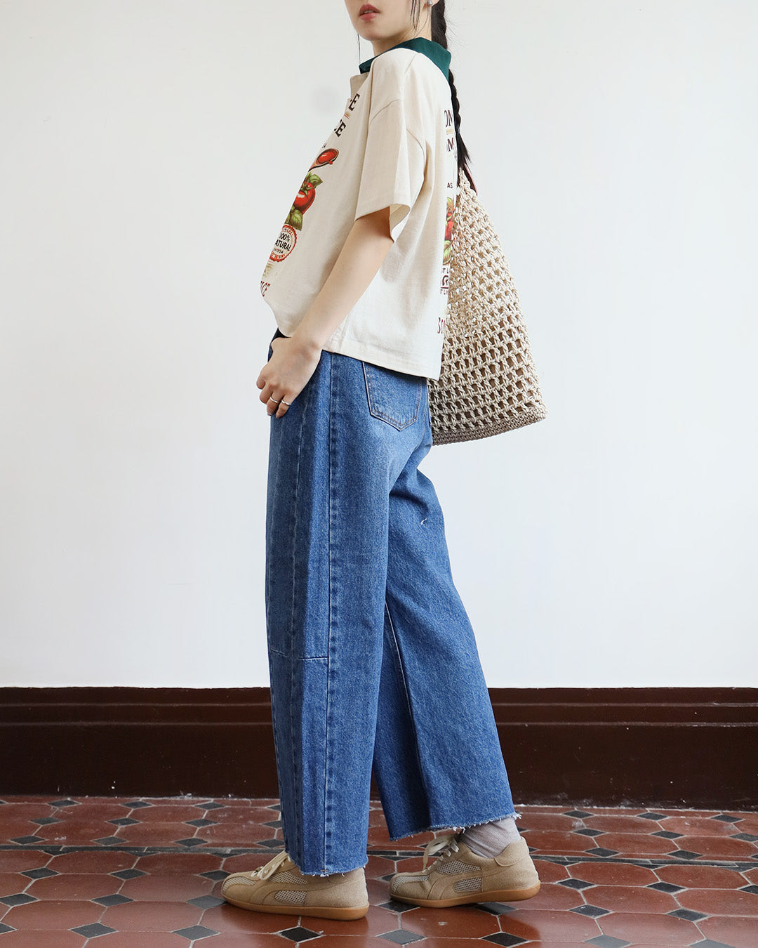 Cropped Barrel  Jeans (2 Colors | Size S - L)