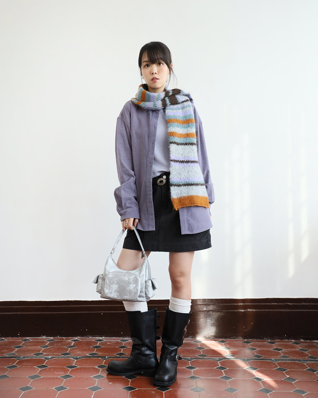 Multi Stripe Scarf (3 color)