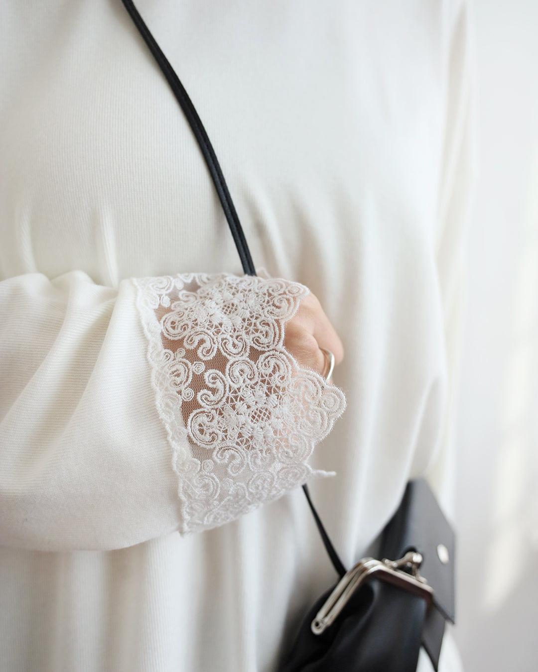 Lace Trimmed Top (3 color)