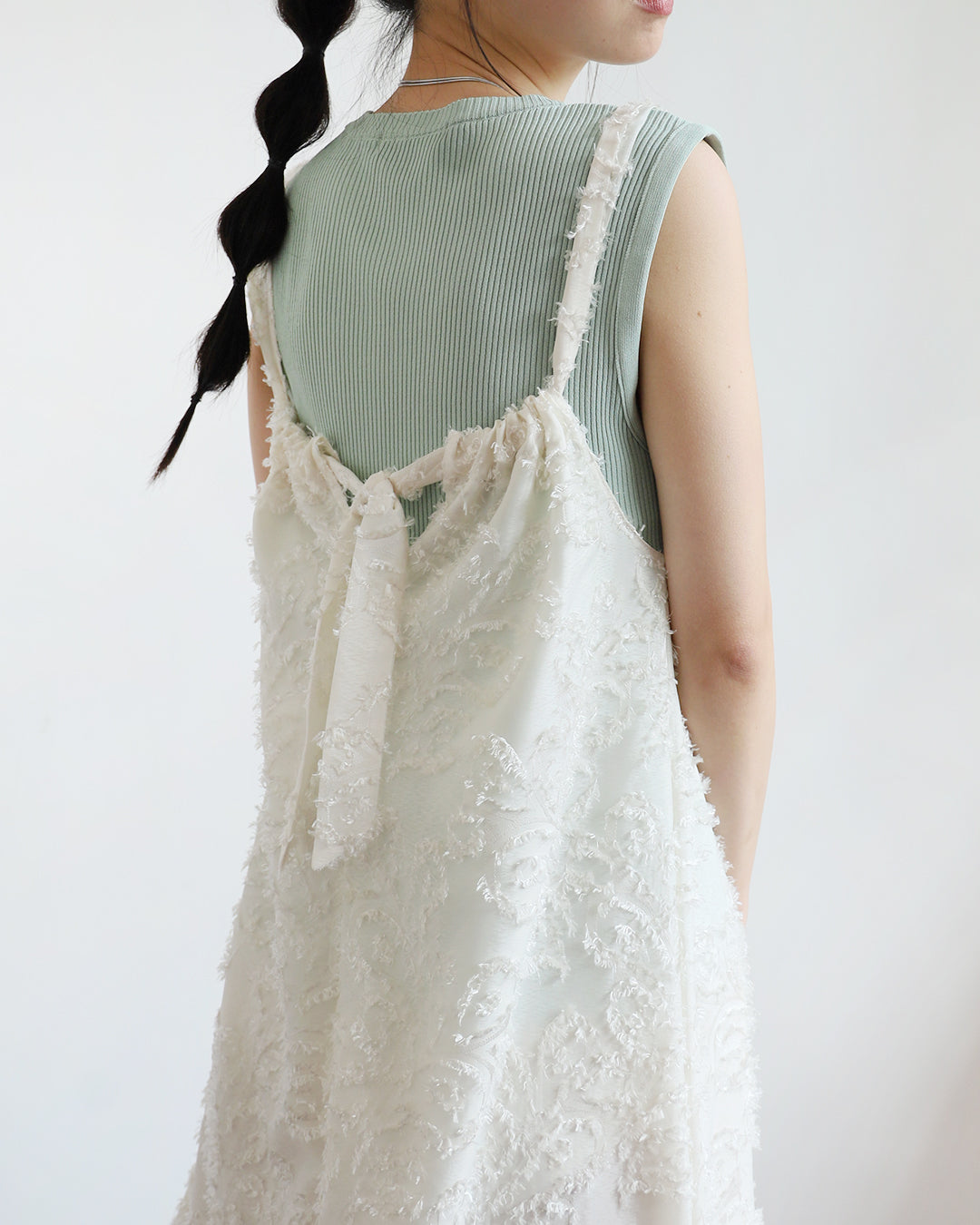 Texture Fabric Cami Dress