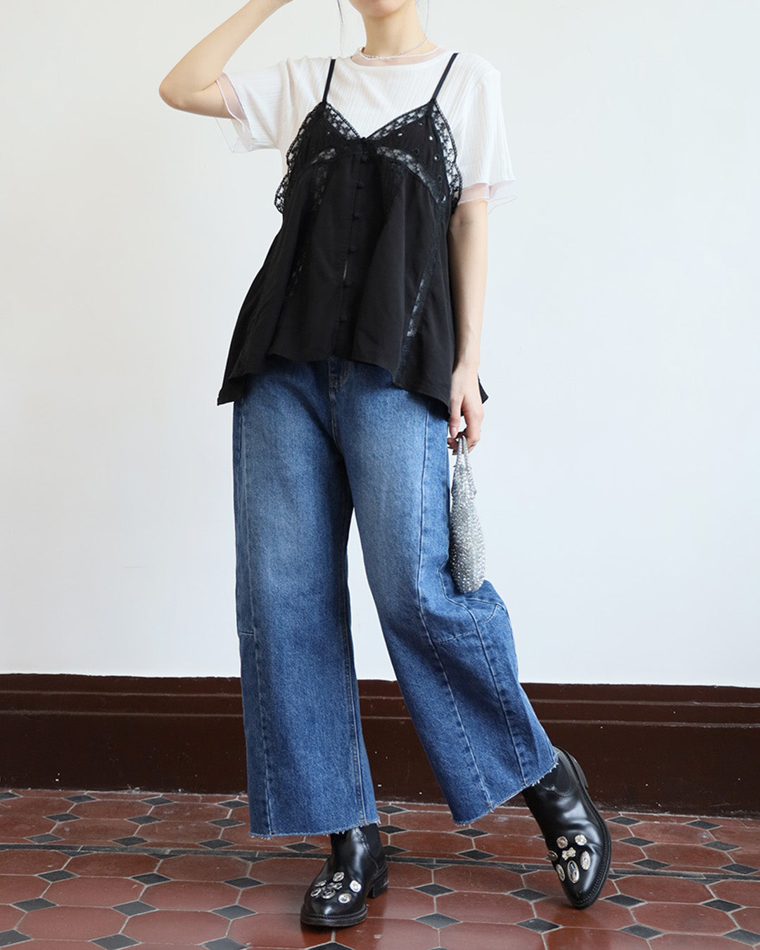 Cropped Barrel  Jeans (2 Colors | Size S - L)