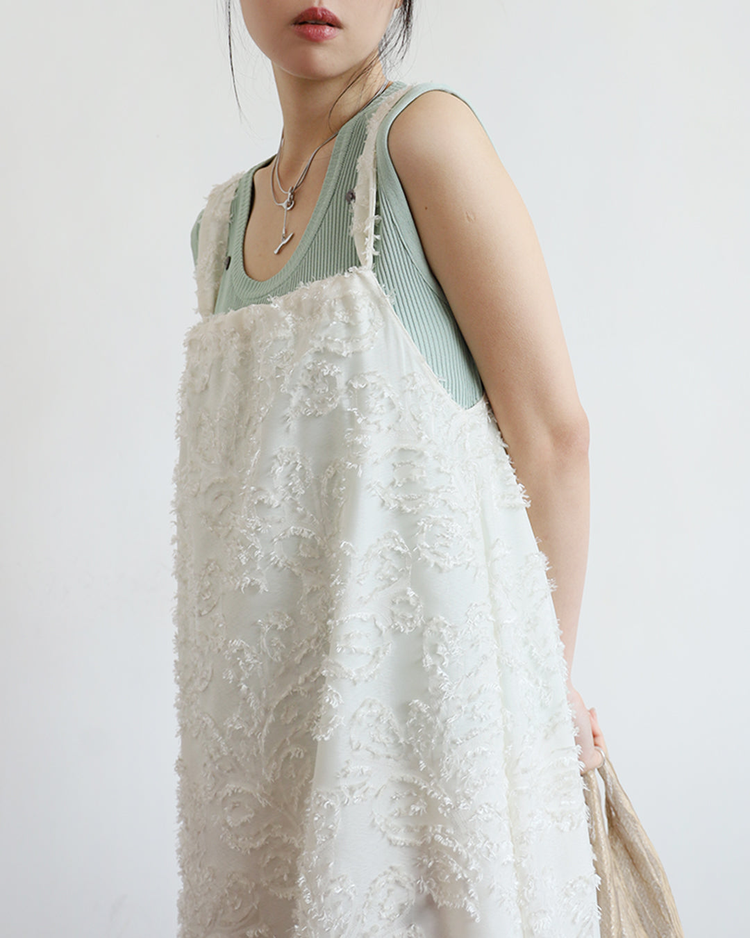 Texture Fabric Cami Dress