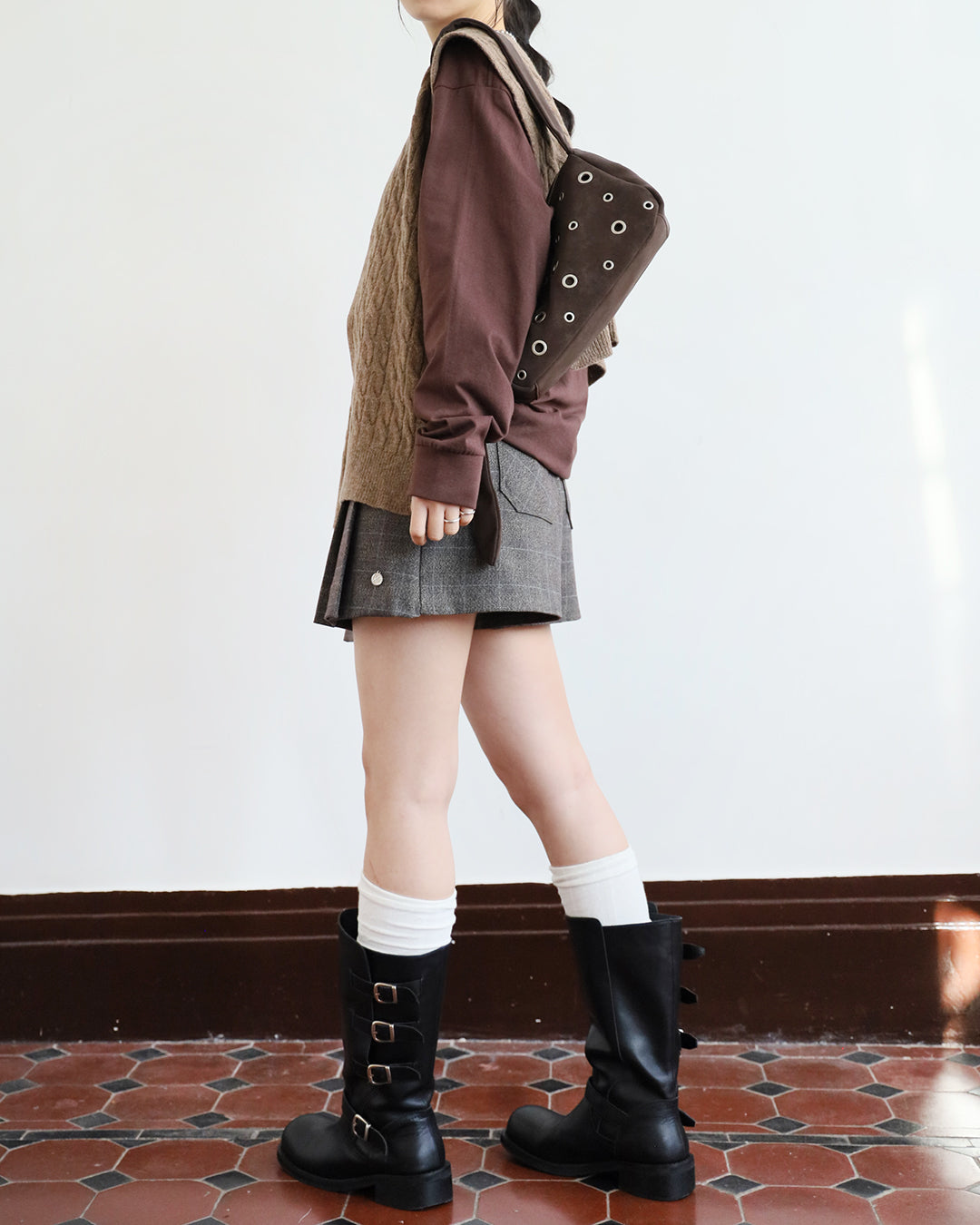 Japan Brand - Tweed Inserted Tee (2 Colors)