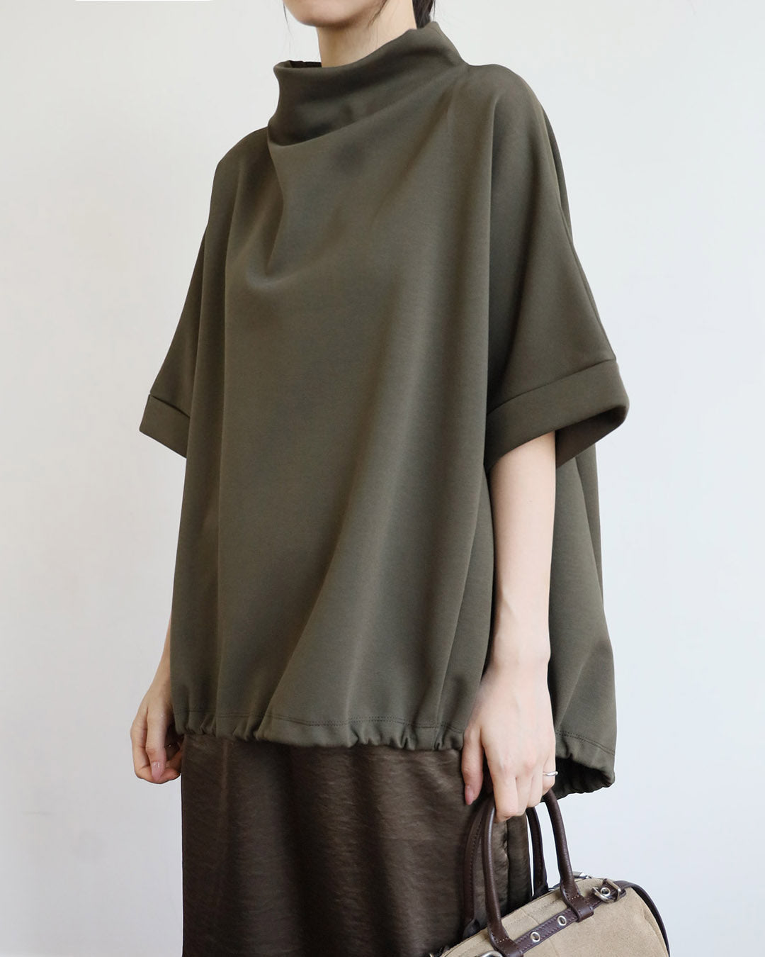 Relaxed Fit Turtle Neck Top (3 Colors)