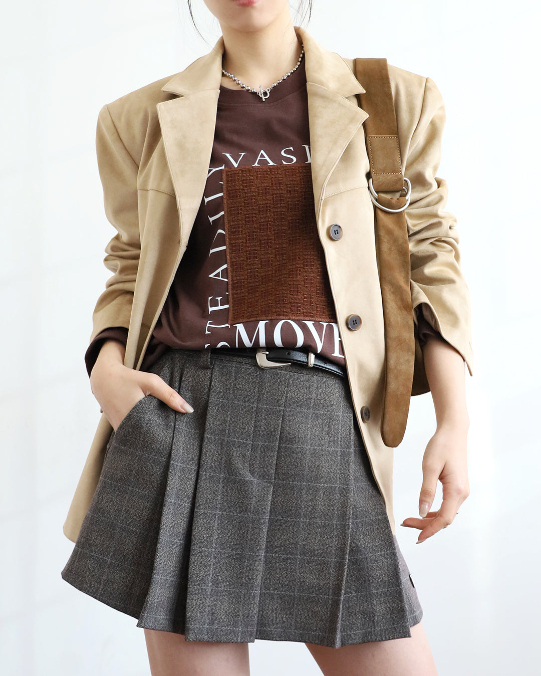 Japan Brand - Tweed Inserted Tee (2 Colors)