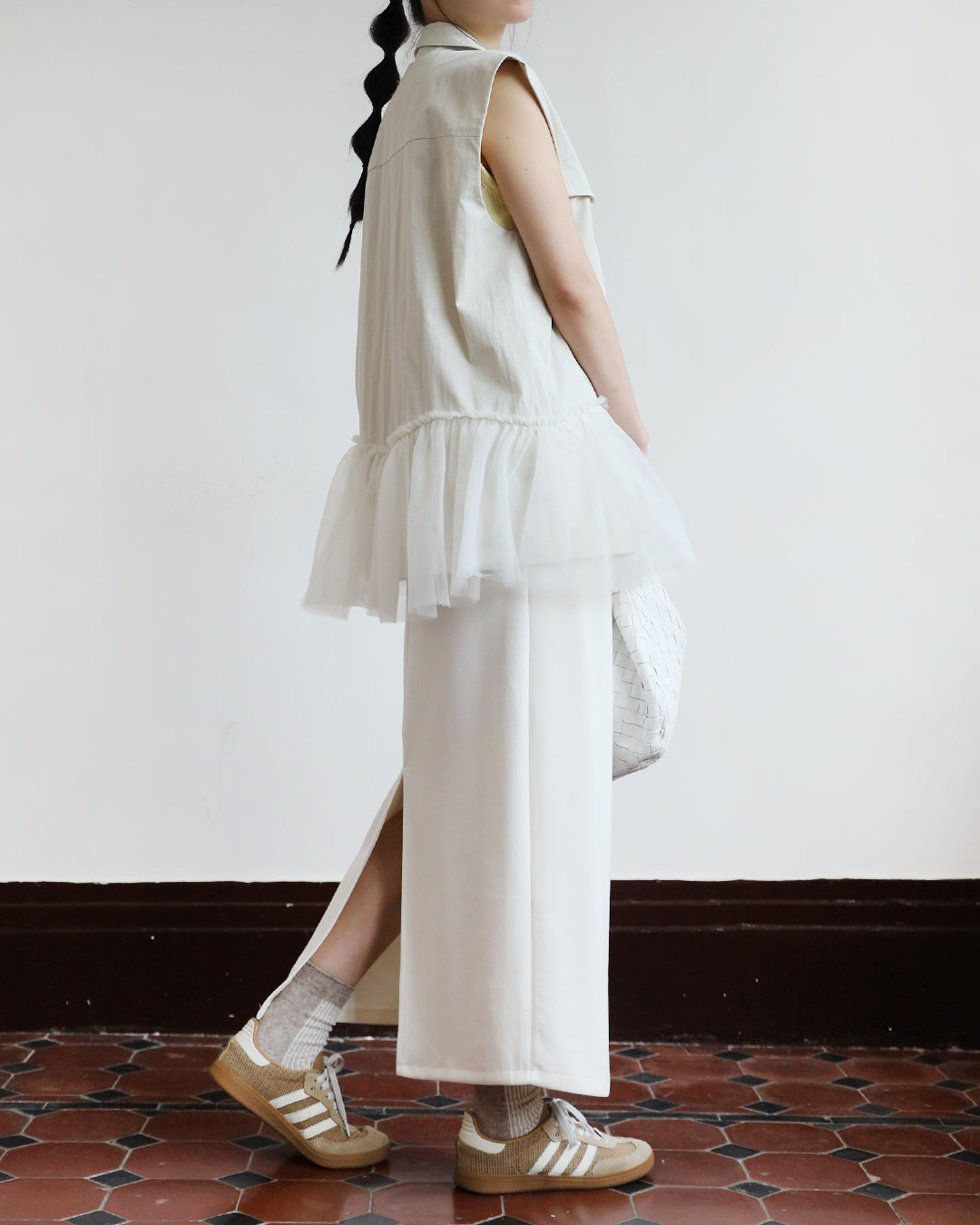 Mesh Hem Vest