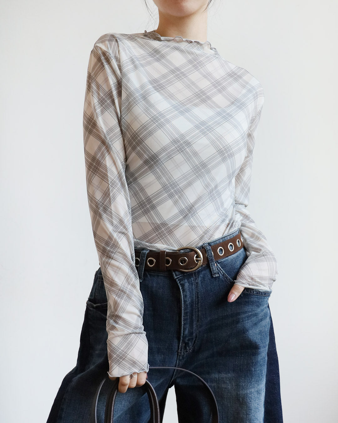 Checker Mesh Top (3 Colors)