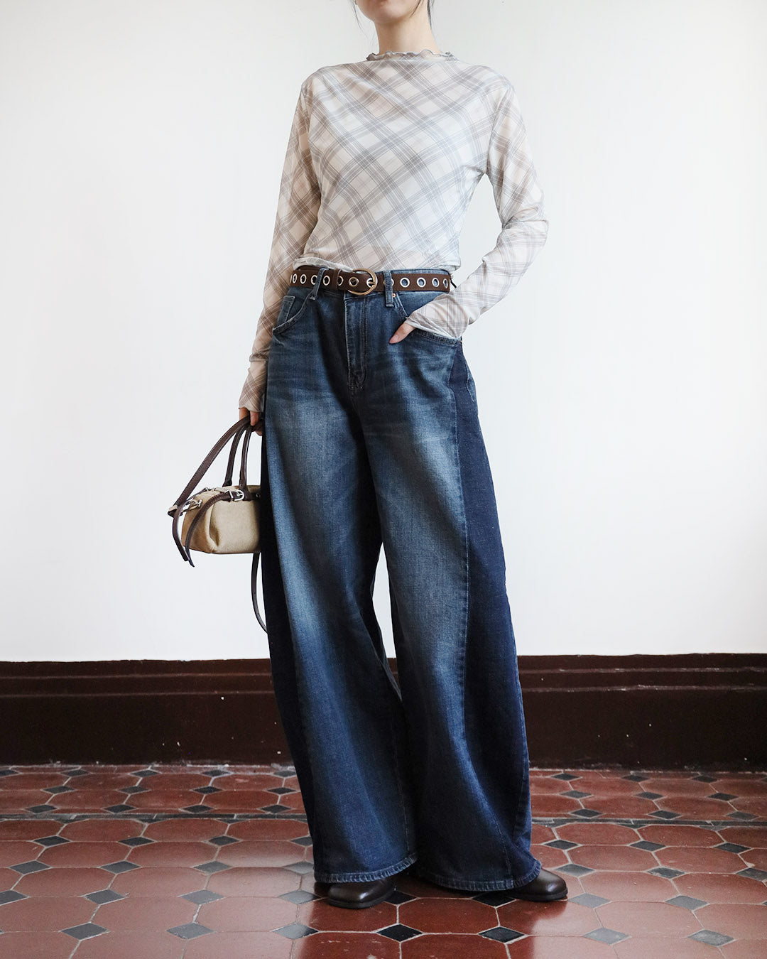 Checker Mesh Top (3 Colors)
