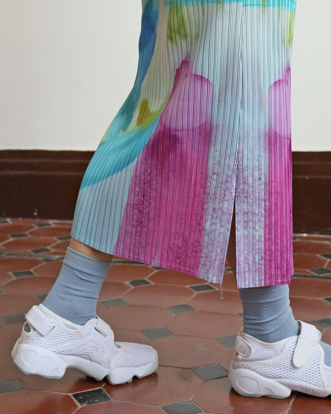 Waterpaint Pleated Skirt