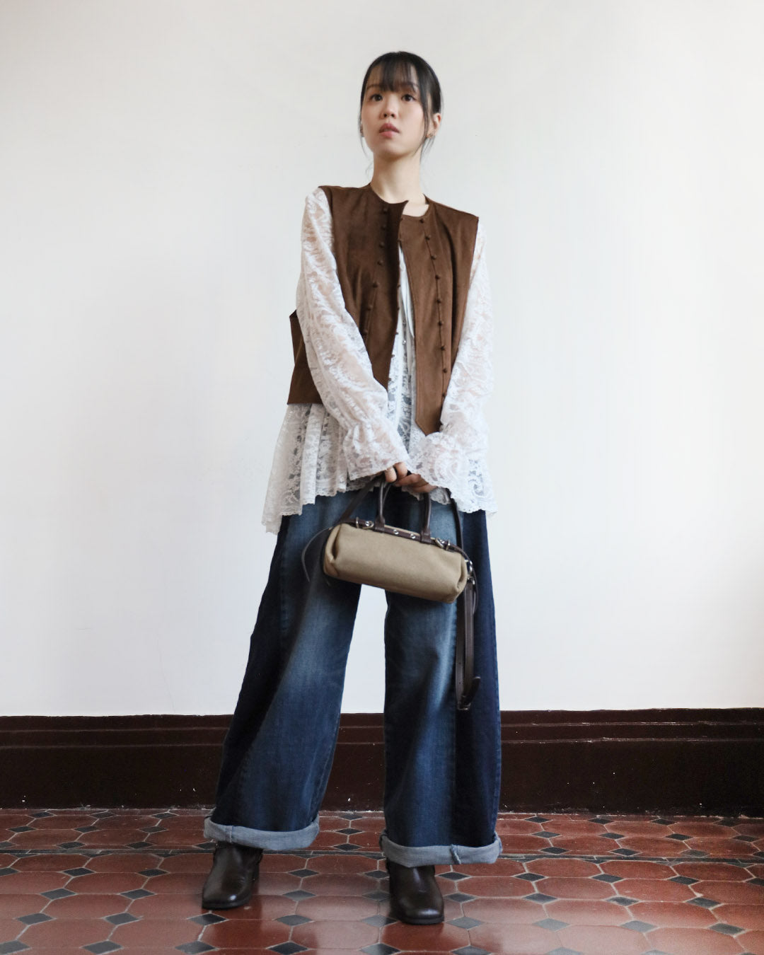2-Tone Barrel Jeans (Size S - XL)