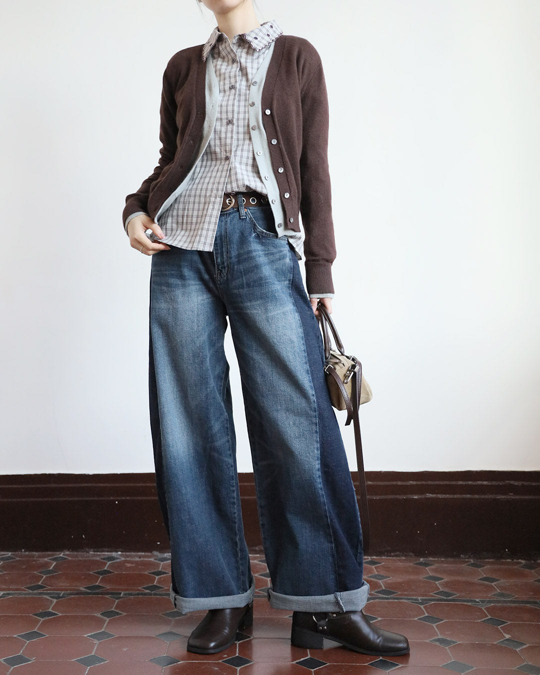 2-Tone Barrel Jeans (Size S - XL)