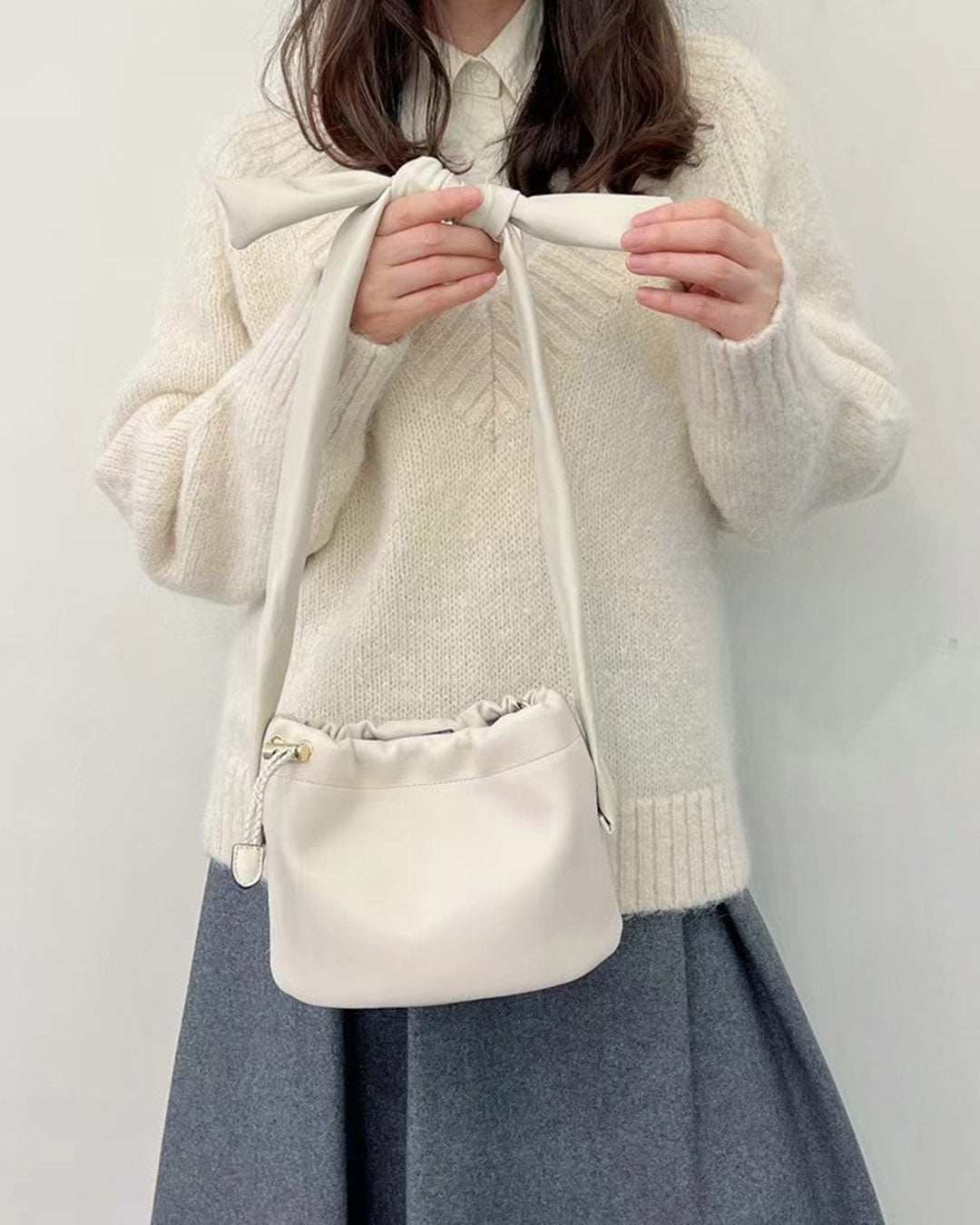 Marife Leather Handbag (3 Color)