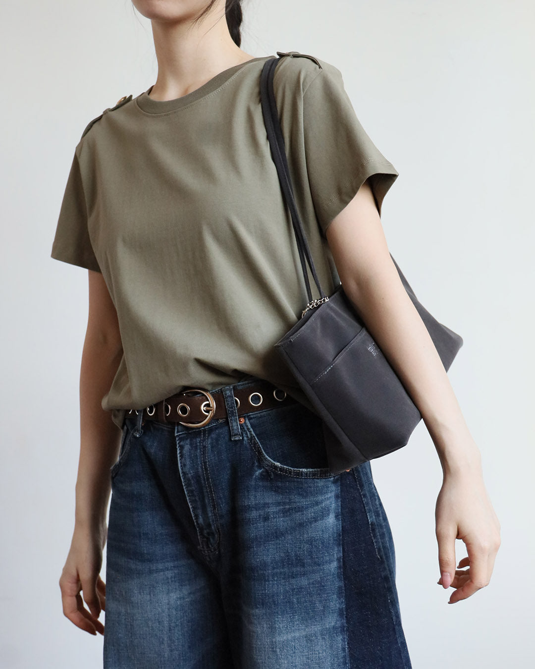 Utility Shoulder-Tab Tee (4 Colors)