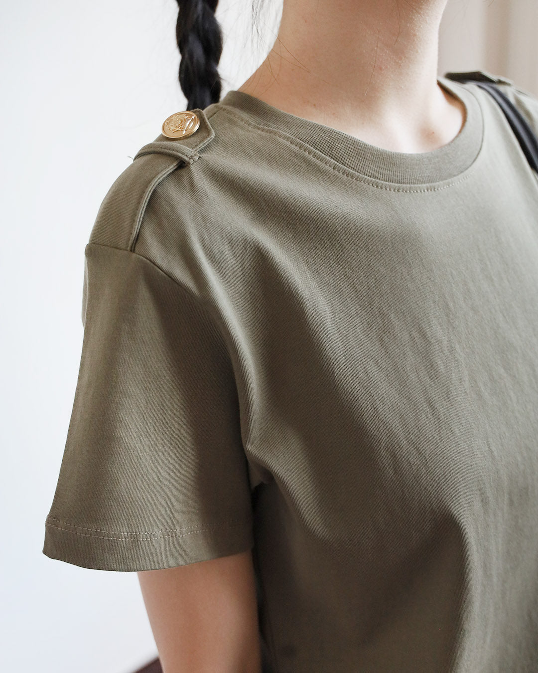 Utility Shoulder-Tab Tee (4 Colors)