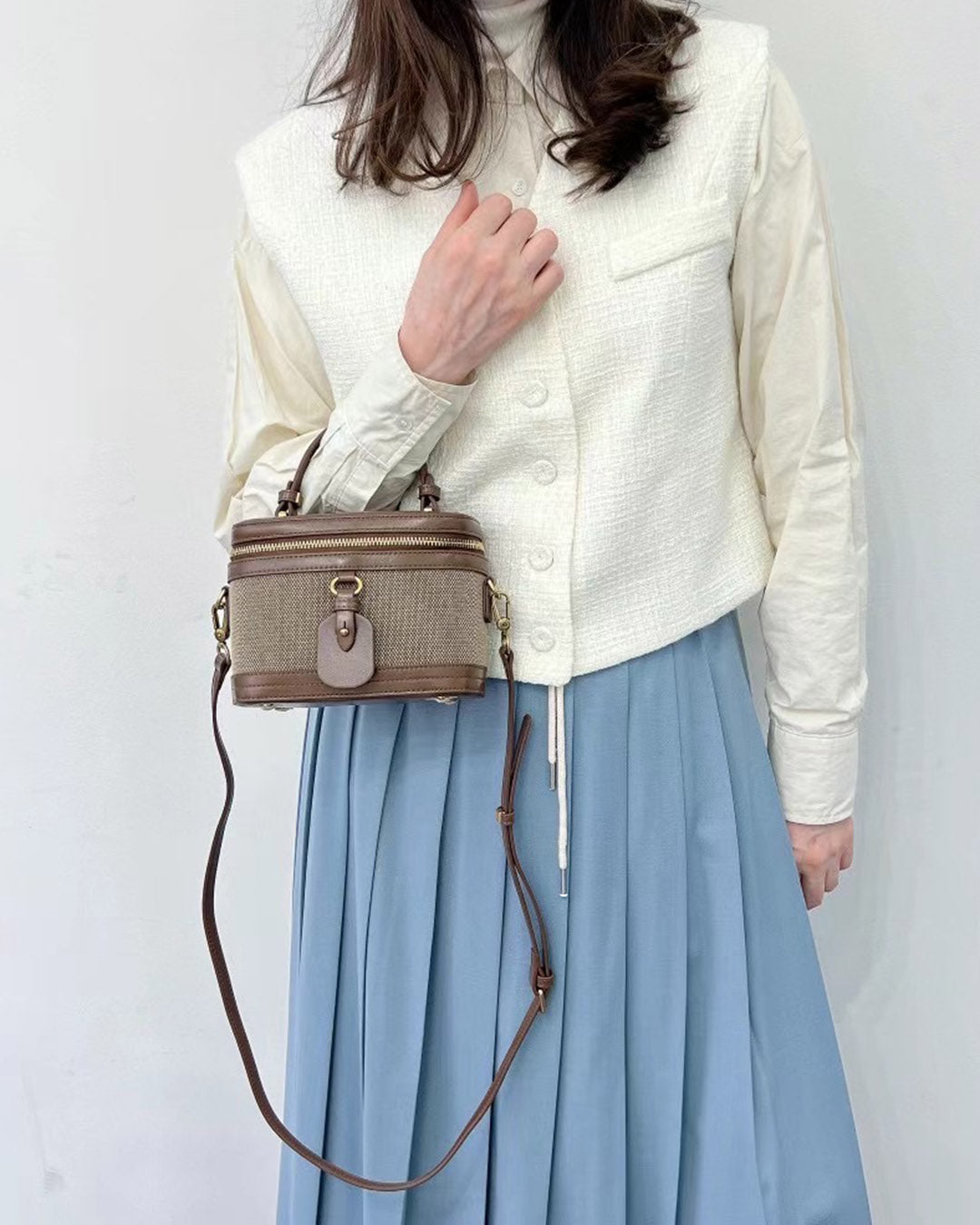 Leather x Canvas Vanity Case