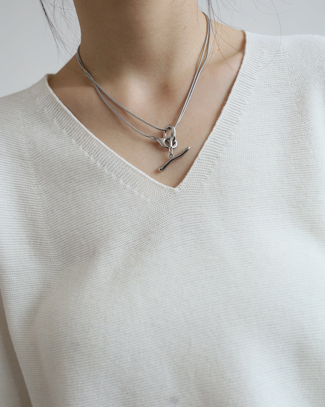V-Neck Summer Knit Top (3 colors)