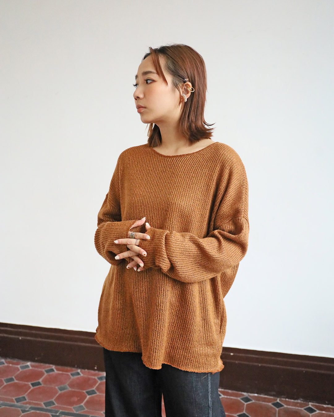 Relaxed Knit Top (2 color)
