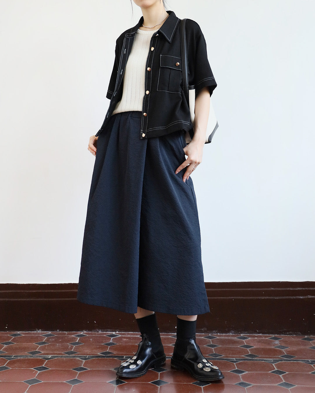 Relaxed Flap Culottes (3 Colors | Size F/ L)
