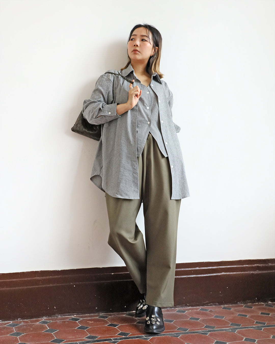 2 in 1 Layered Shirt (2 Color)