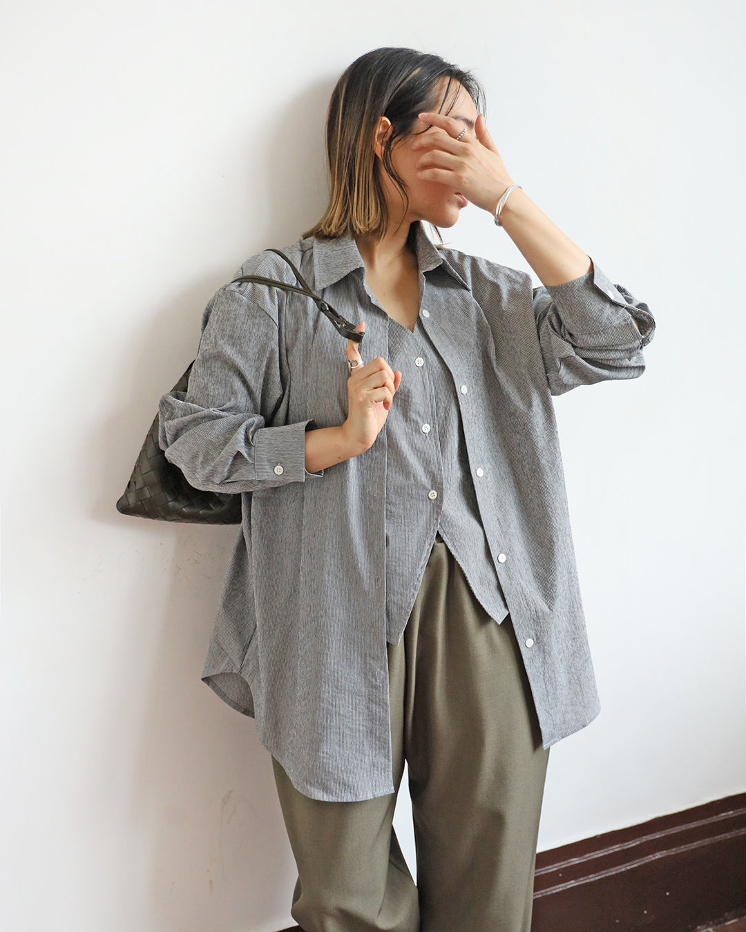 2 in 1 Layered Shirt (2 Color)