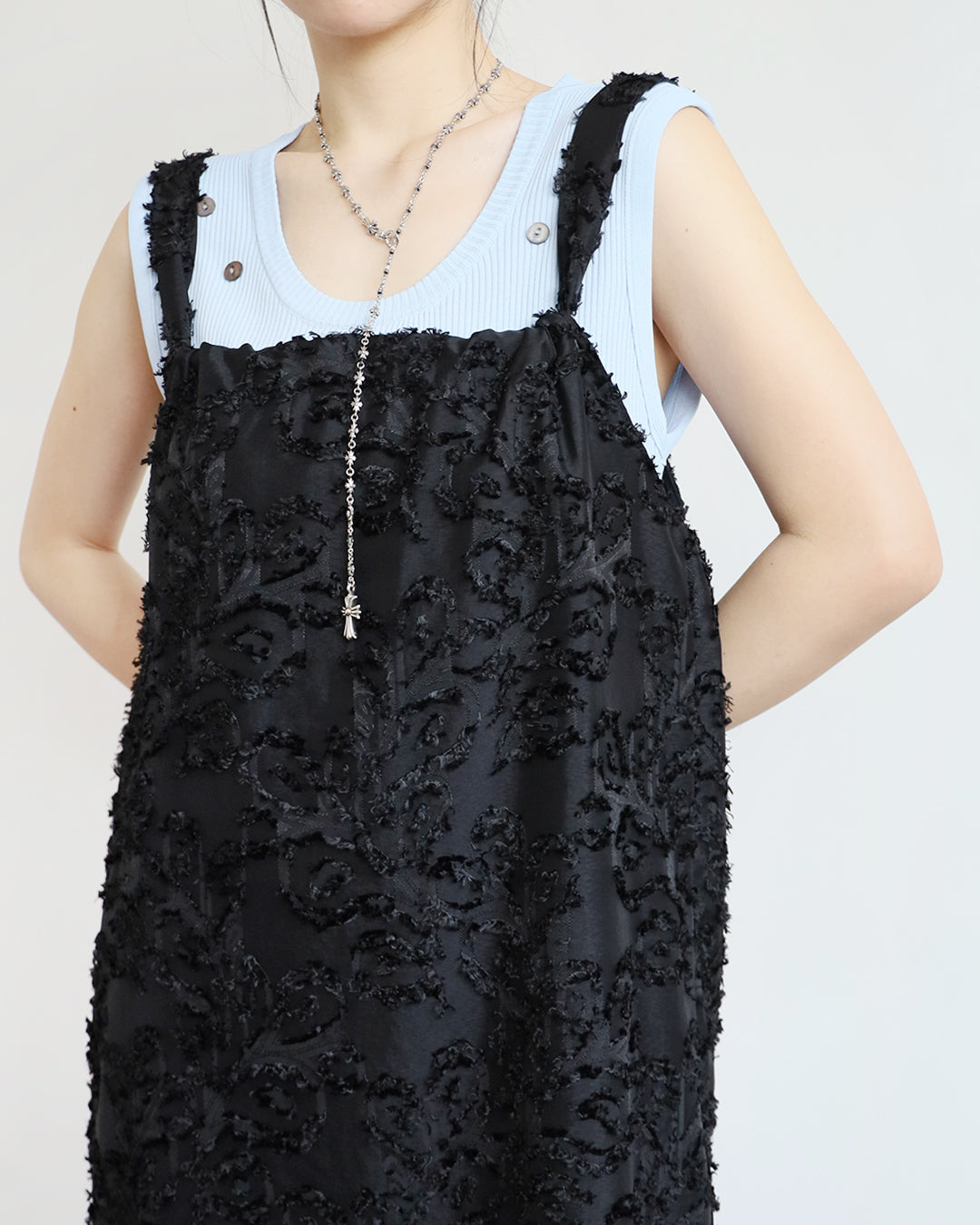 Texture Fabric Cami Dress