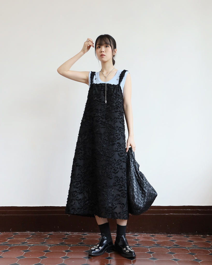 Texture Fabric Cami Dress