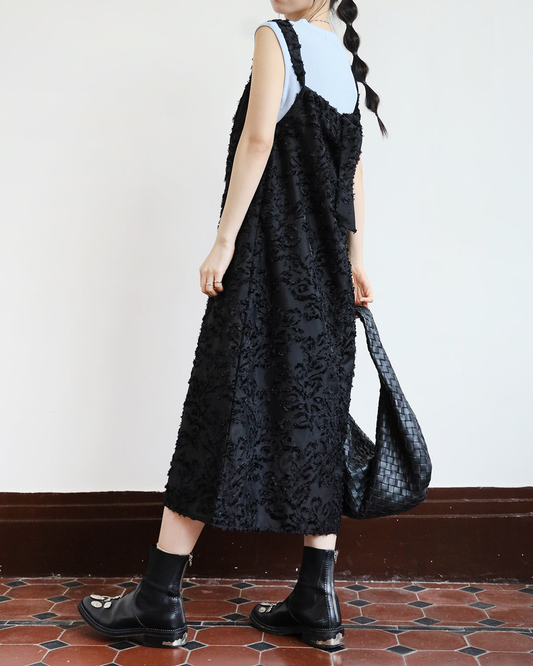 Texture Fabric Cami Dress