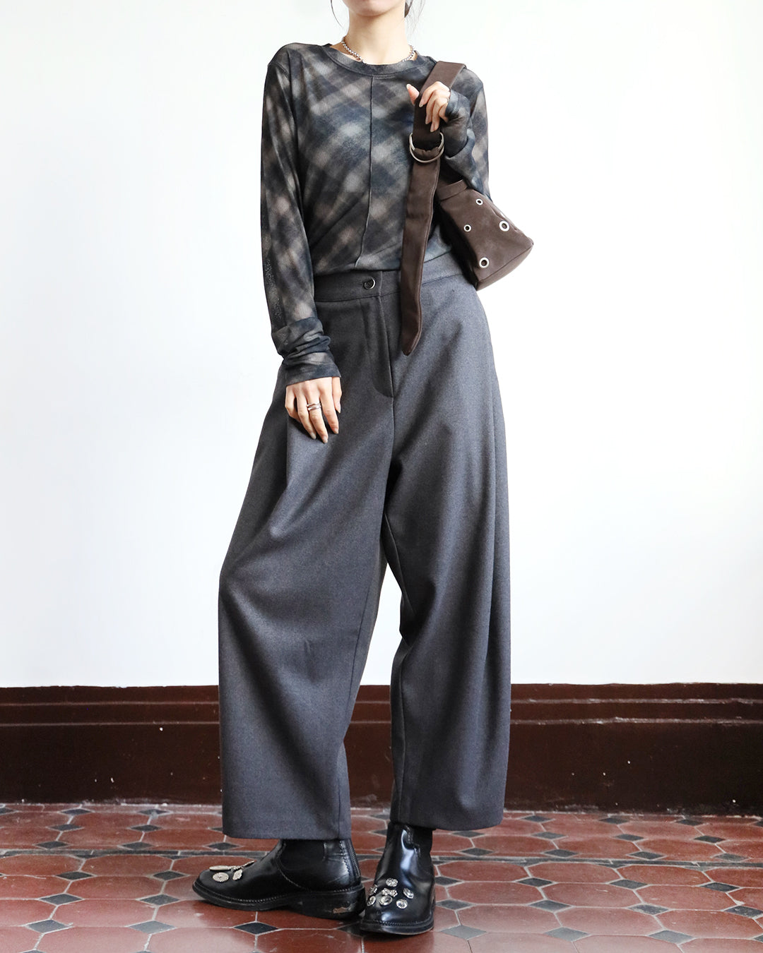 Side Pleated Pants (3 color)