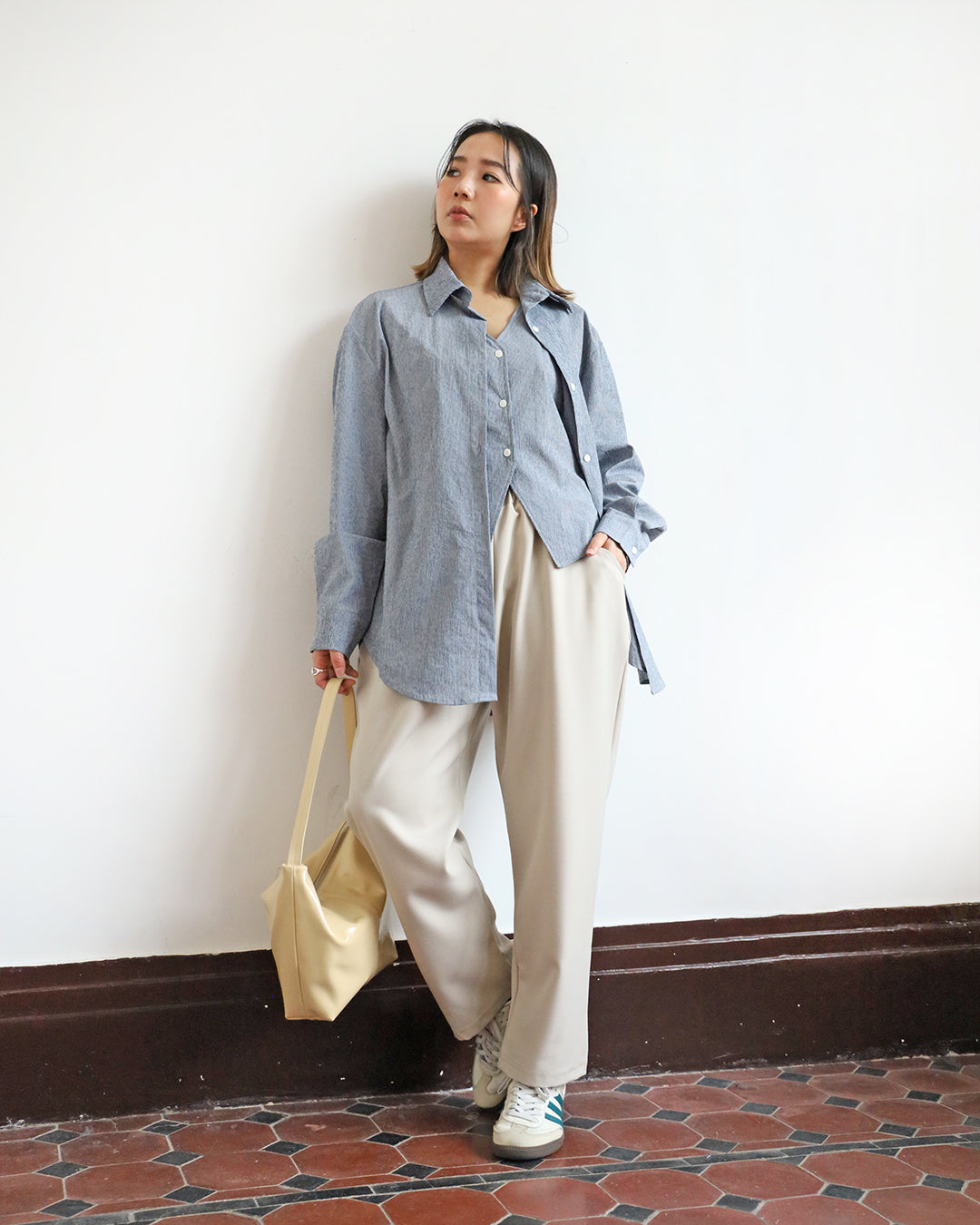 2 in 1 Layered Shirt (2 Color)