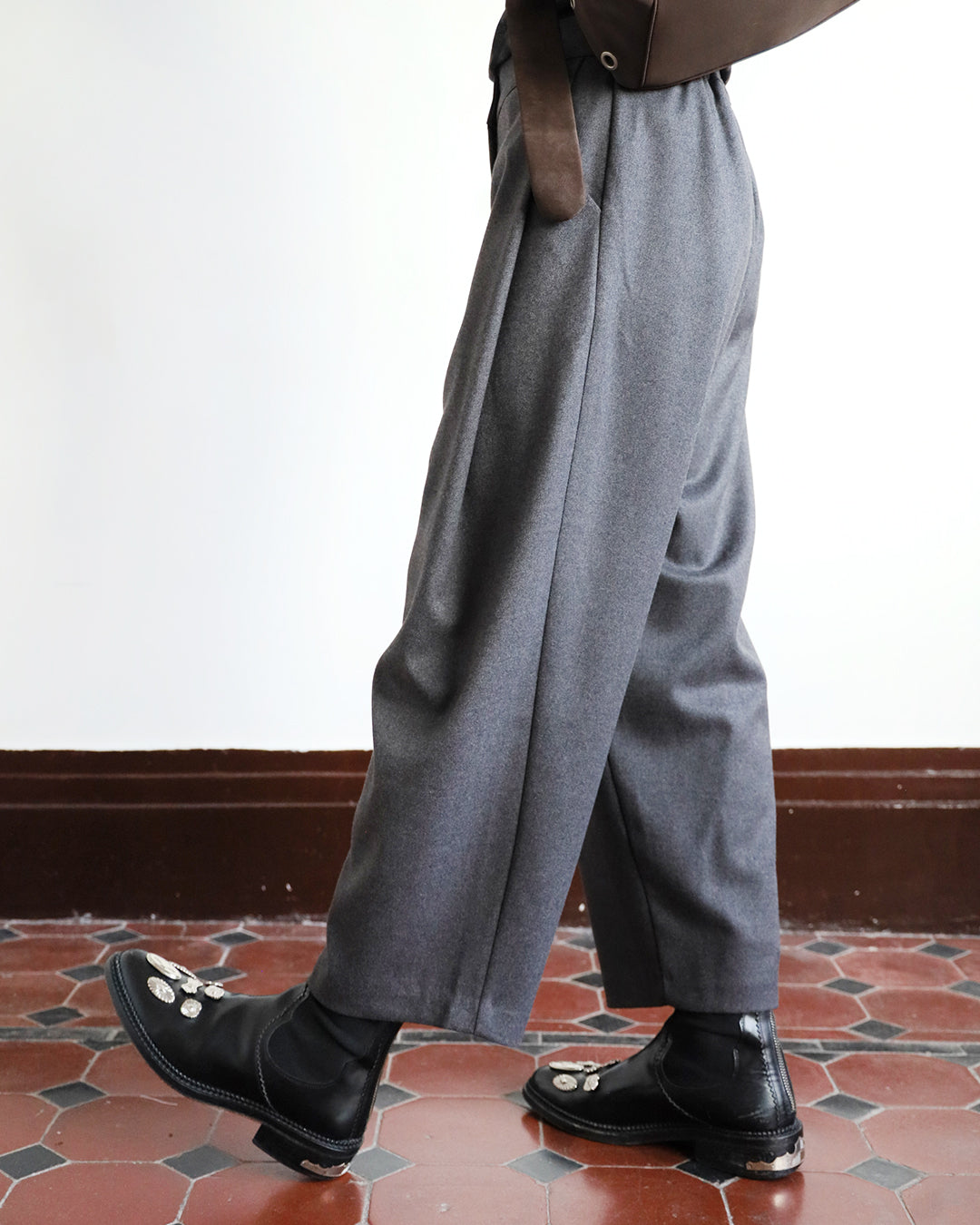 Side Pleated Pants (3 color)