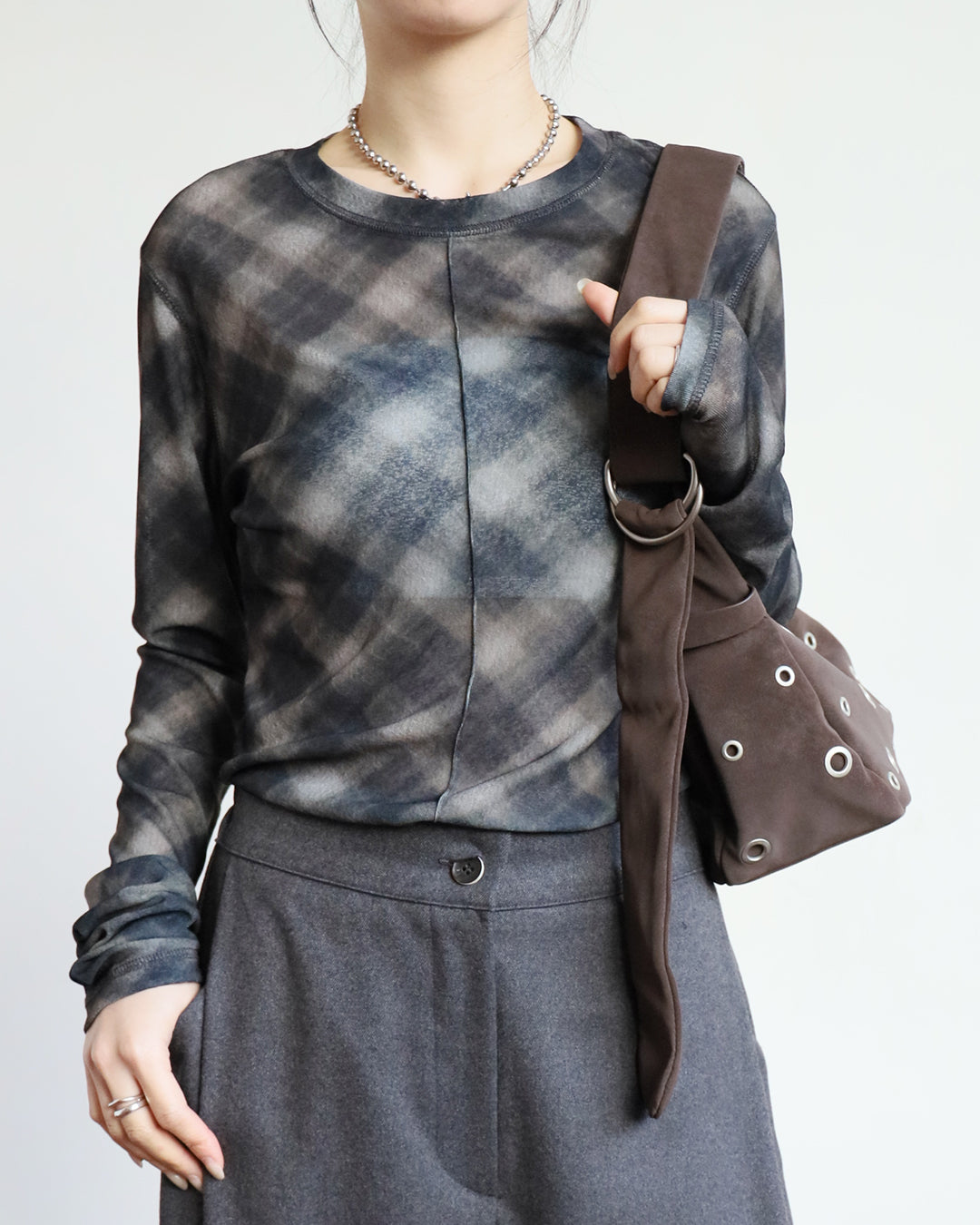 Checker Mesh Top (3 color)