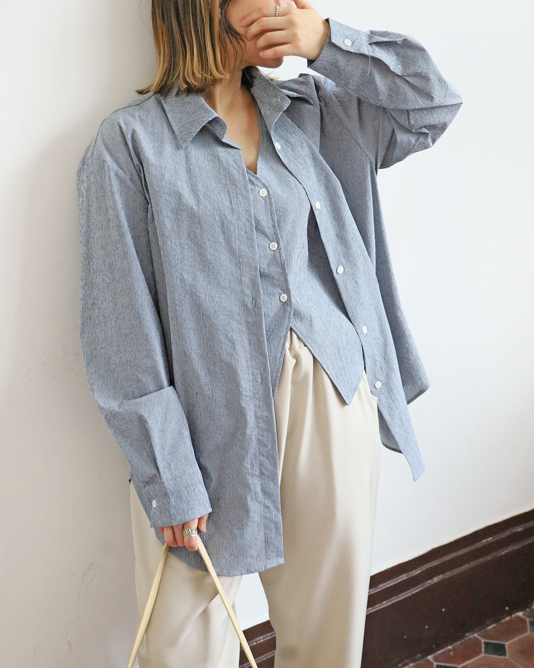 2 in 1 Layered Shirt (2 Color)
