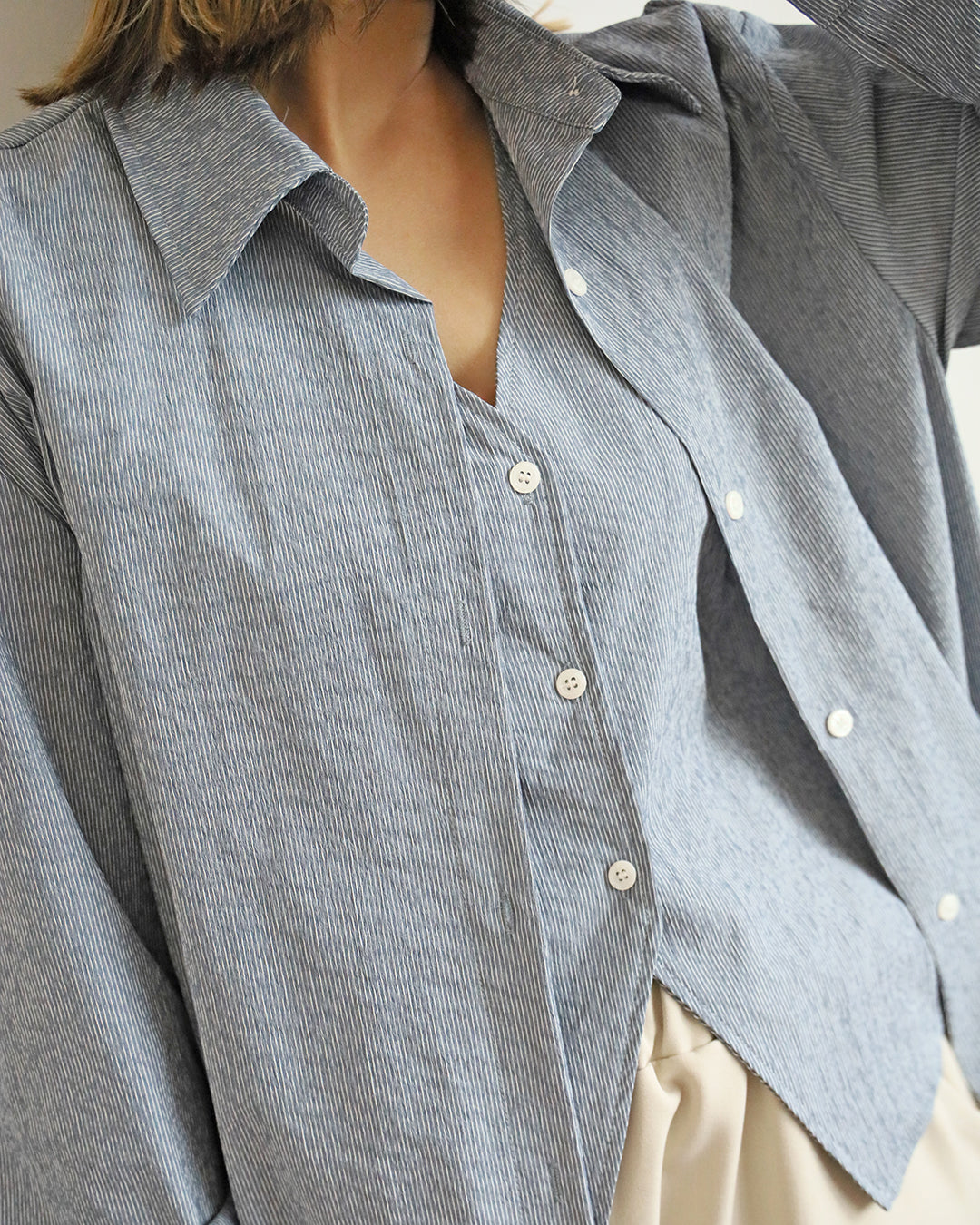 2 in 1 Layered Shirt (2 Color)
