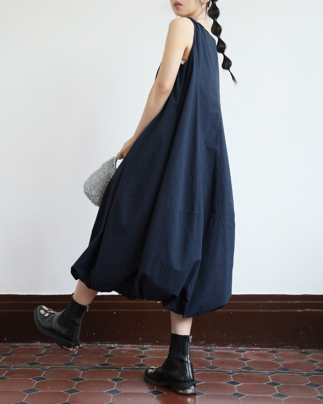 Bubble Hem Cami Dress
