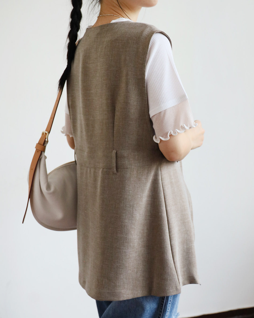 Japan Brand - Airy Buckle Waistcoat (2 Colors)