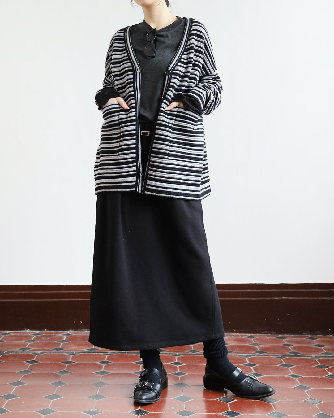 Striped Cardigan (2 color)