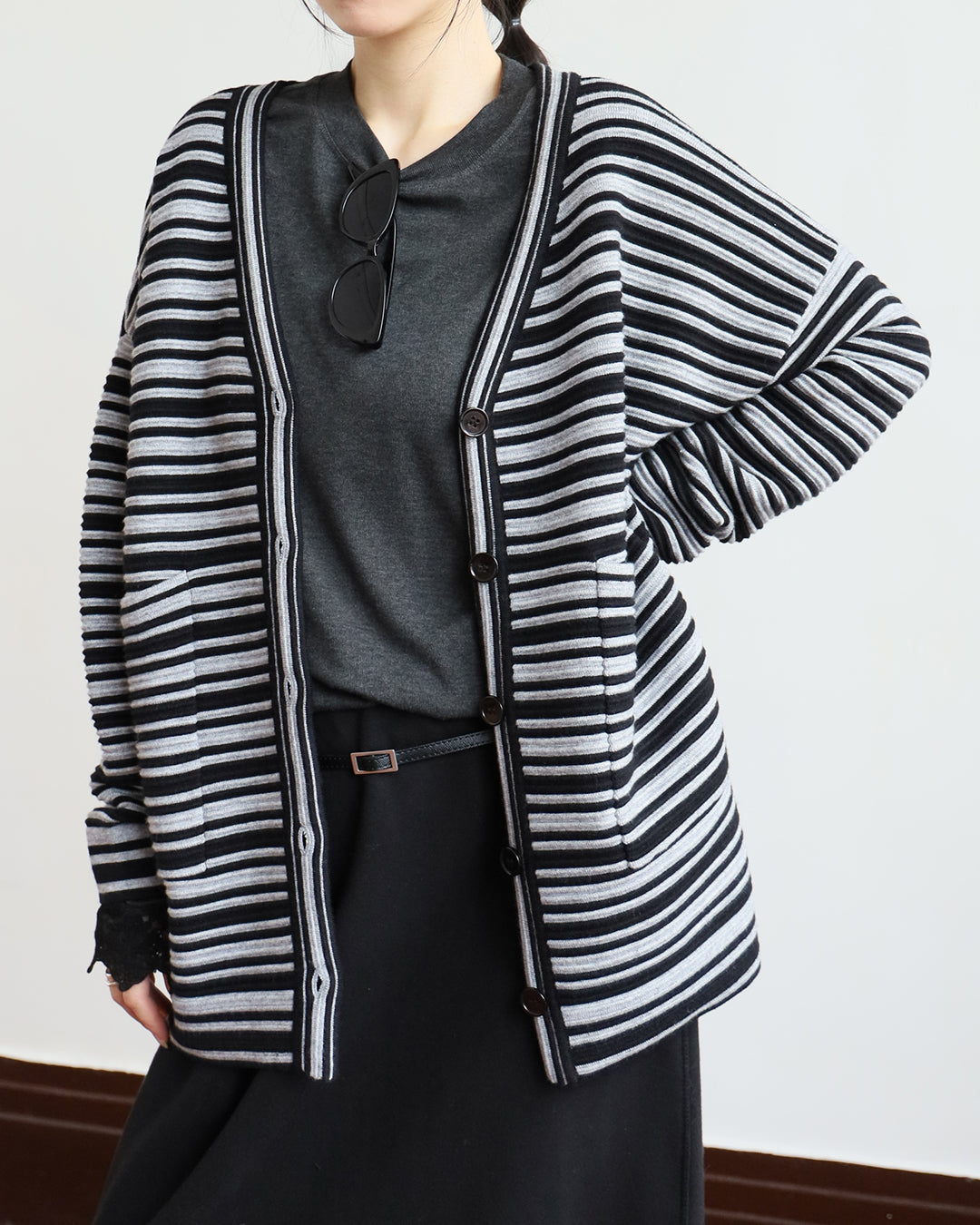 Striped Cardigan (2 color)