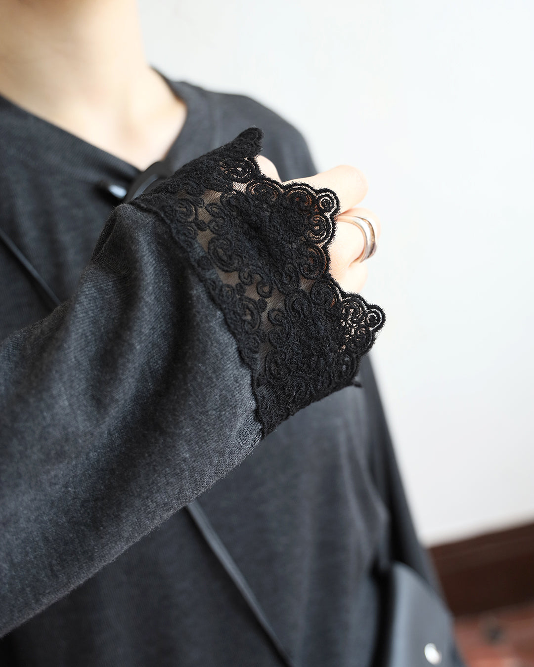 Lace Trimmed Top (3 color)