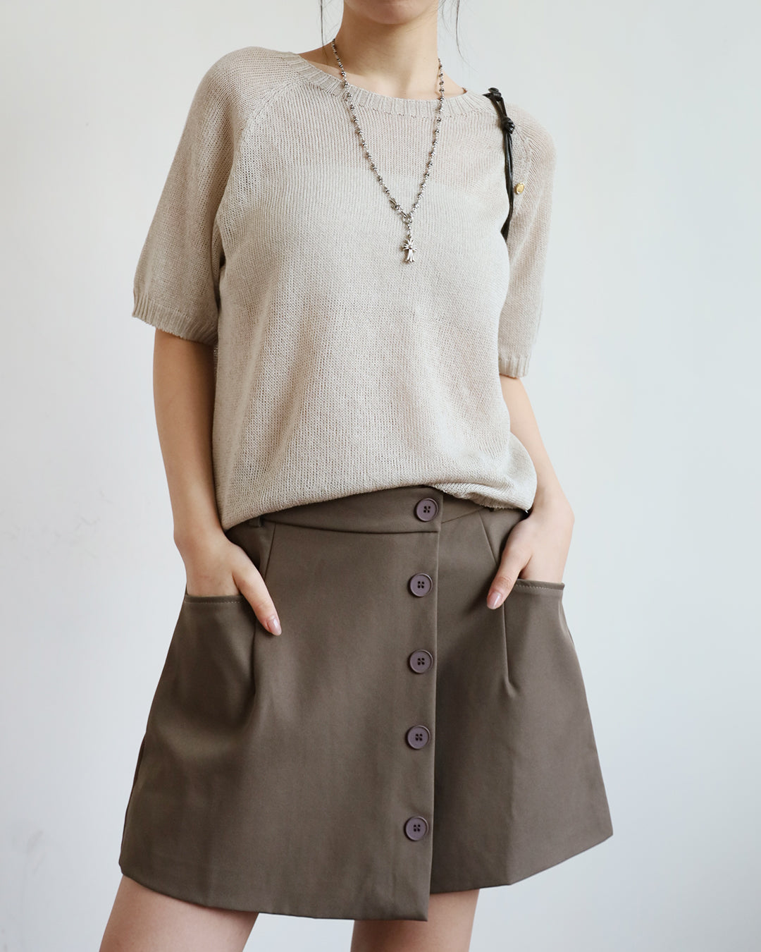 Crew Neck Summer Knit Top (9 colors)