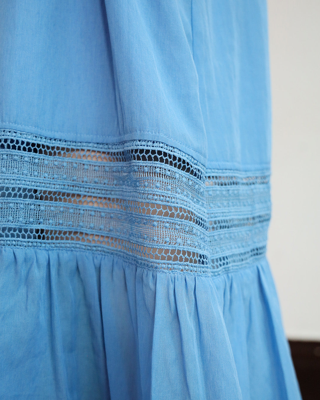 Lace Inserted Dress