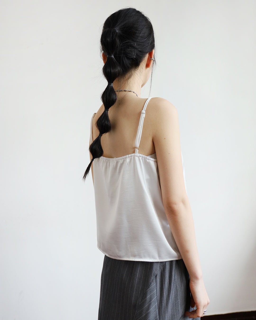 Lace Trim Cami Vest