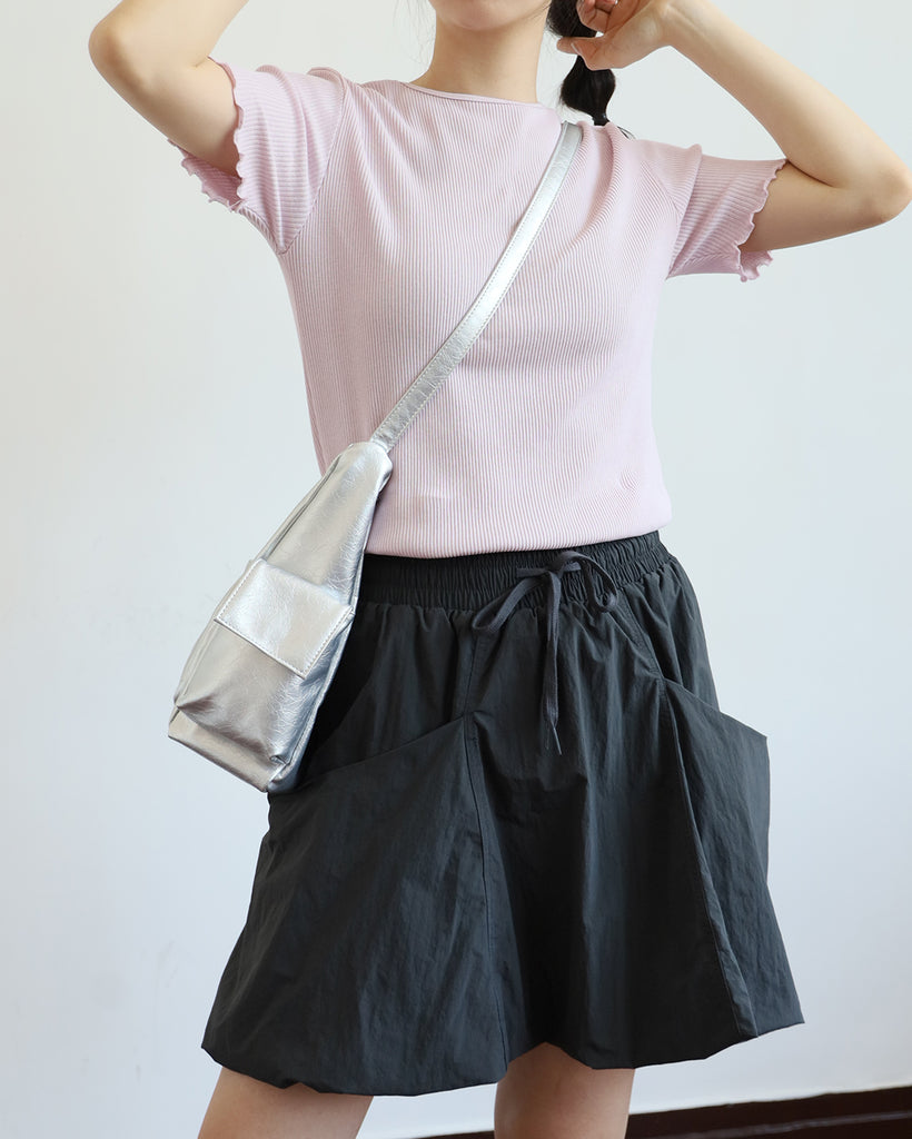 Ruffle Trimmed Top (5 color)