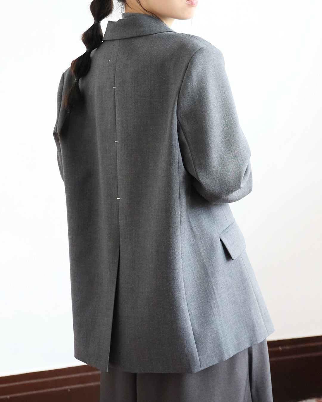 Contrast Cuff Blazer