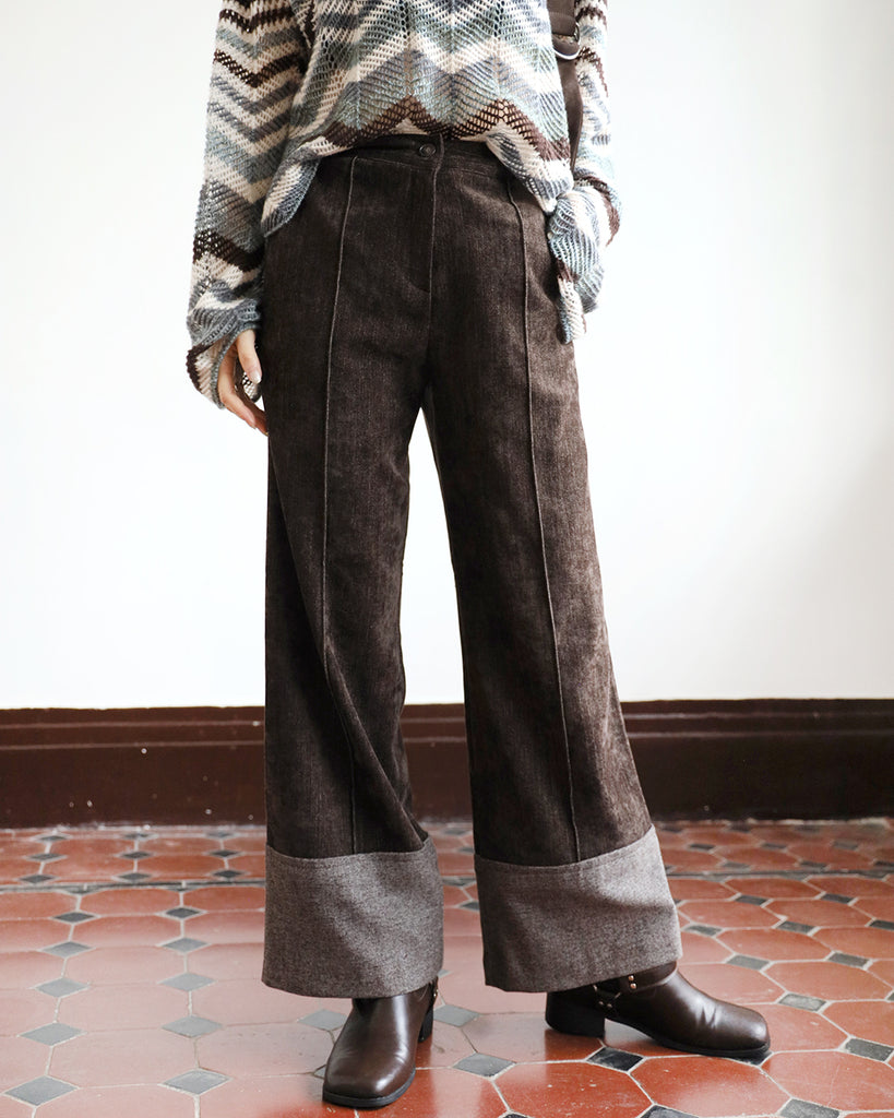 Velvet Patch Pants (2 color | Size S-L)