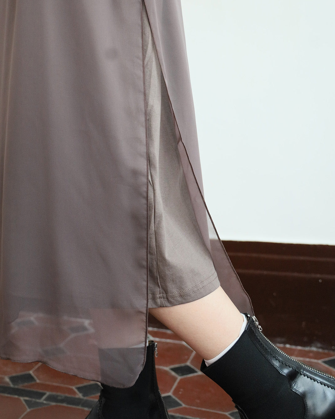 Mesh Layer Dress (3 colors)